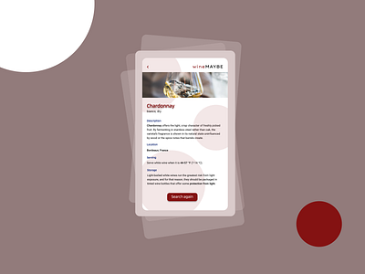 Wine Mobile App app design mobile ui wine