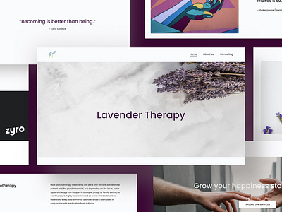 Portfolio Website Design branding branding design business design homepage landing page landing pages lavender layout minimal minimalistic portfolio portfolio website ui ux violet webdesign website builder website design zyro