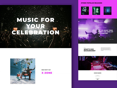 Musician Portfolio Website Design branding business design designer landing page landing page design landing pages layout music musician ui ui design uidesign ux webdesign webdesigner webdesigning website builder website design zyro