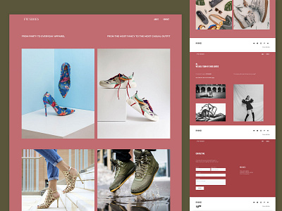 Handmade Shoes Website Design branding branding design business design landing page landing pages layout ui ui ux ux web web design web design agency webdesign website website builder website design website designer website designing zyro