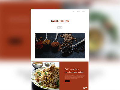 Food Website Design brand brand design branding branding design business design designs homepage landing page restaurant restaurant branding ui ux web webdesign website website builder website design wedesign zyro