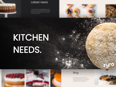 Kitchen Blog Website Design blog blog design blog post blogging branding branding design business design kitchen landing design landing page landing page design landingpage layout portfolio ui ux webdesign website website design