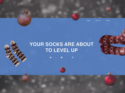 Christmas Socks Website Design