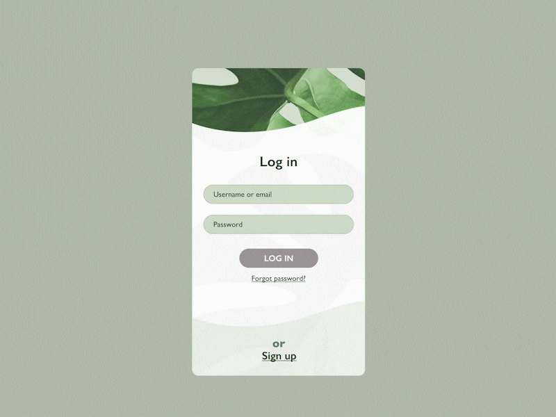 Log In/Sign Up 365 daily challenge log in login form product design sign up ui uiux