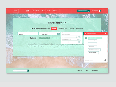 Day-10 - Travel Website homepage+chat
