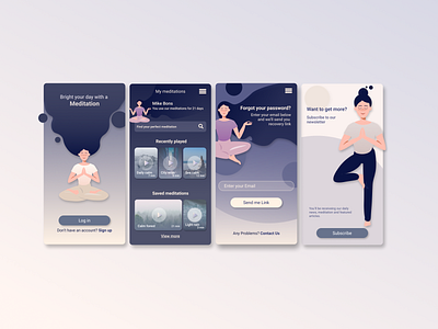 Meditation App Concept