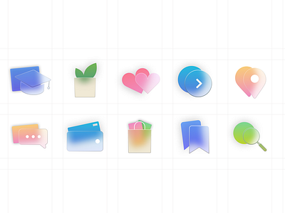 Glass Icons