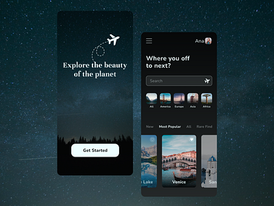 Travel App Concept