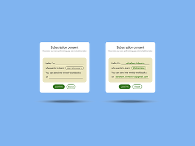 DailyUI Challenge 025 - Subscribe consent daily 100 challenge dailyui dailyui 026 dailyuichallenge popup subscribe subscribe form subscription ui ui design web design webdesign