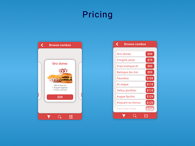 DailyUI Challenge 030 - Pricing