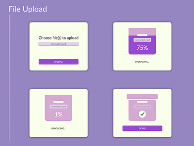 DailyUI Challenge 031 - File Upload daily 100 challenge dailyui dailyui 031 dailyuichallenge file upload loading loading animation loading screen section ui ui design web design webdesign website design