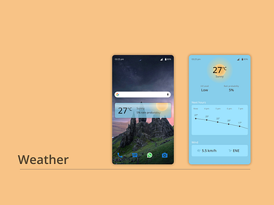 DailyUI#037 - Weather android app daily 100 challenge dailyui dailyui037 dailyuichallenge mobile design mobile ui ui ui design weather app weather forecast widget