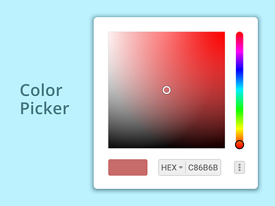 DailyUI Challenge 060 - Color Picker color picker colour daily 100 challenge dailyui dailyui 060 dailyuichallenge picker ui ui design web design