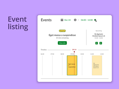 DailyUI Challenge 070 - Event Listing daily 100 challenge dailyui dailyui 070 dailyuichallenge design event event listing timeline ui ui design web app web design webdesign