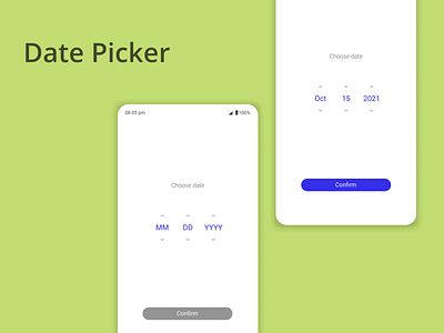 DailyUI Challenge 080 - Date Picker