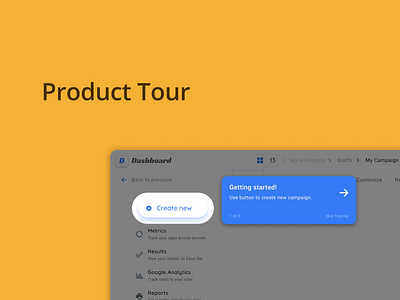 DailyUI Challenge 095 - Product Tour app ux daily 100 challenge dailyui dailyui 095 dailyuichallenge onboarding onboarding ui product tour ui ui design web design webdesign
