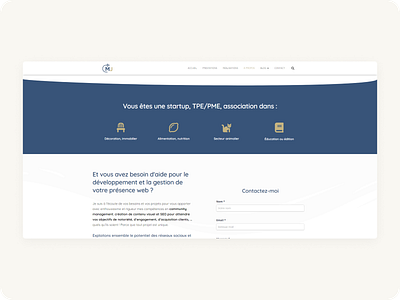 First WordPress website - Pt2 design minimal ui web