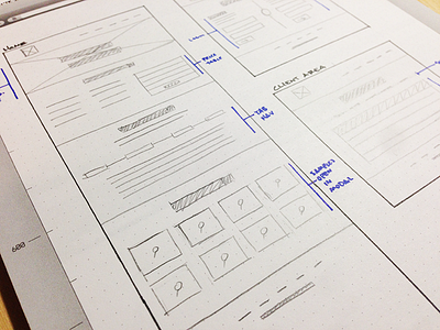 Sketched Wireframe