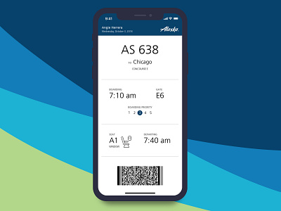 Daily UI 024: Boarding Pass