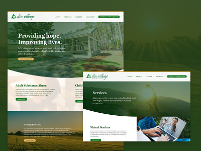 Rehab website design (WIP) drug and alcohol homepage design rehabilitation ui web design website website design