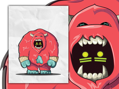 Yeti 2.0 design designer icon illustration mascot monster vector yeti