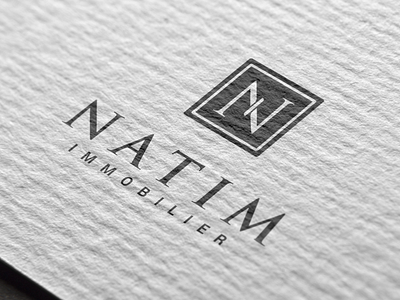 Natim branding design logo luxury logo natim immobiller