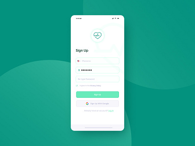 Daily UI Challenge 001 - Sign Up Screen graphic design