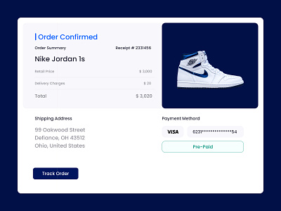 Daily UI Challenge - 017 - Email Receipt dailyui design email email receipt graphic design receipt ui uidesign uiux ux uxdesign