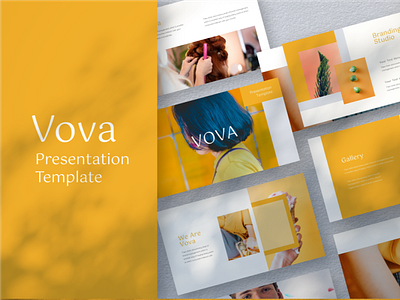 Vova Presentation Template agency business company corporate design google slides graphic design interaction key keynote minimalist modern powerpoint pptx presentation presentation template template