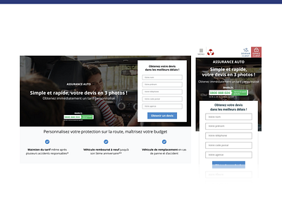 Landing pages CIC et Crédit Mutuel banque design landingpage refonte ui ux