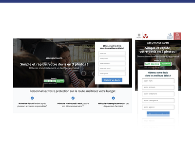 Landing pages CIC et Crédit Mutuel