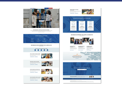 Refonte site web de prospection du Crédit Mutuel