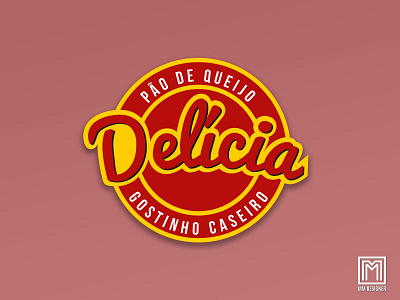 Pão de Queijo Delícia - Branding branding businesscard design logo mmdesigner packing sticker