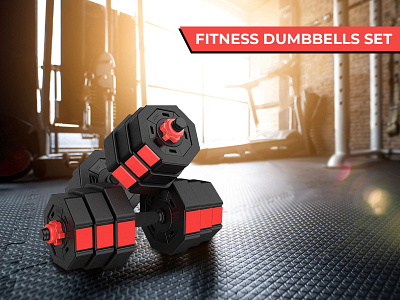 Amazon Product Design - Dumbbells amazon fba amazon fba seller amazon listing design amazon listing image branding design creative design graphic design image editing lifestyle illustration