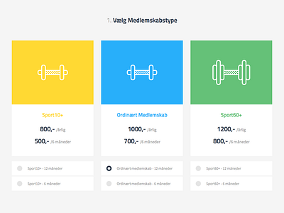 Hallen - Forms clean colours flat school sport web