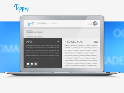 Tappsy.net is here! altered ascii beta convert hex new redefine redesign revolutionary tappsy