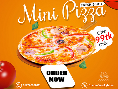 Ads Campaign - Pizza design freelancer promotional design