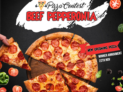 Creative Design, Ads Campaign - Pizza design freelancer promotional design