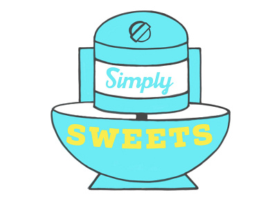 Simply Sweets Logo Design art branding design graphic design icon illustration logo minimal web website