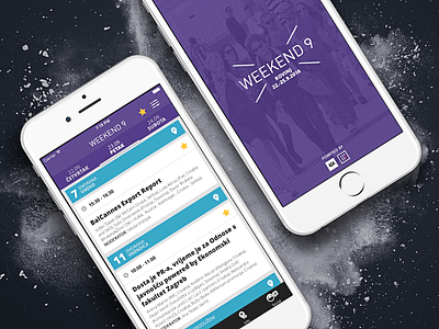 Weekend Media Festival 9 app by Lovro Maricic on Dribbble