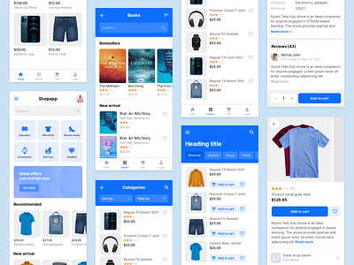 E-commerce app UI Kit