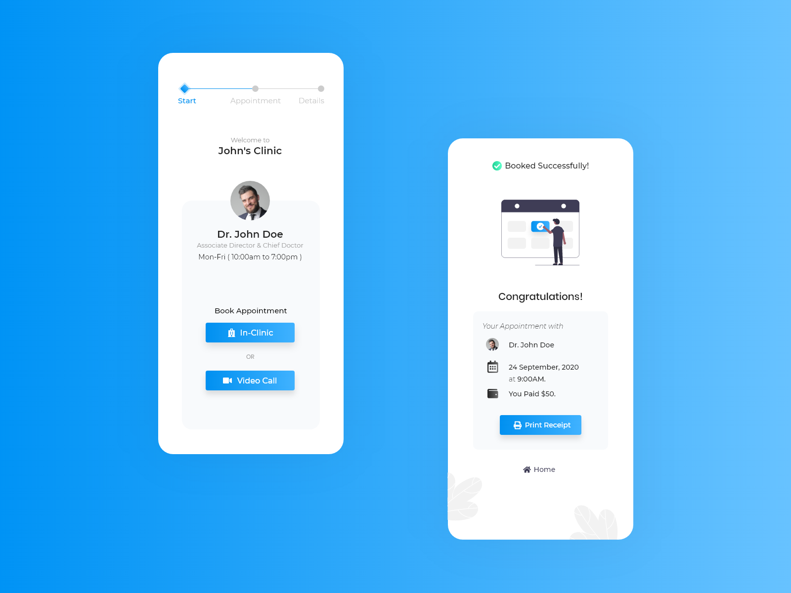 Doctor Appointment Booking by Kishan Thanki on Dribbble