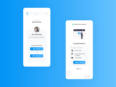 Doctor Appointment Booking app design app ui design appointment booking booking app booking system doctor appointment quick booking