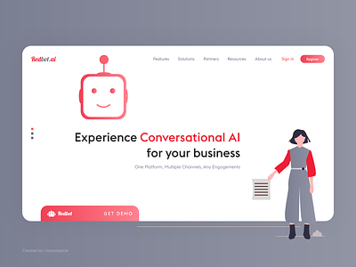 Homepage for Artificial Intelligence Product