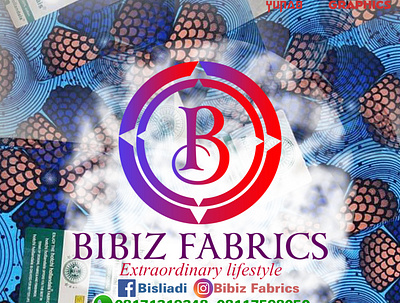 BIBIZ FABRICS branding design flat graphic design illustration illustrator logo typography vector