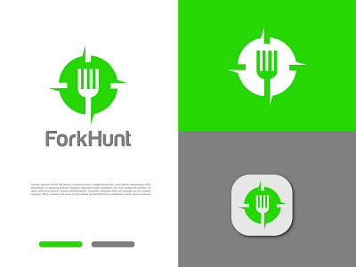 Fork Hunt Logo Design