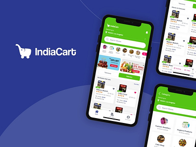 IndiaCart app UI