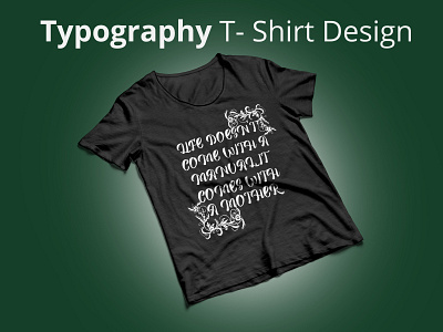 Typography And Mom T- Shirt Design