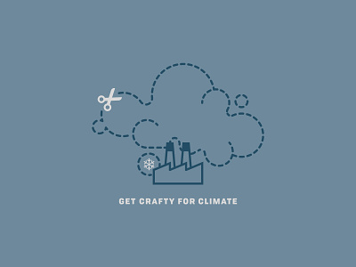Protect Our Winters Canada - Get Crafty activism activist climate climate change climate emergency crafts illustration line drawing protest vector