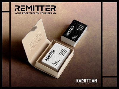 Remitter branding design logo